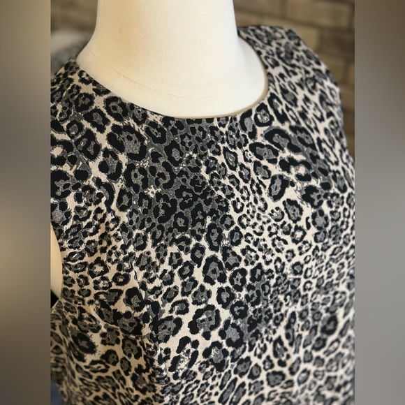 Calvin Klein Animal-Print Sheath Dress - Picture 2 of 5